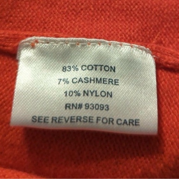 Tyler Boe Red Orange Cowl Neck Sweater - Picture 4 of 4